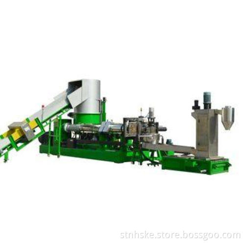 PE film granulator equipment with Single Screw plastic extr